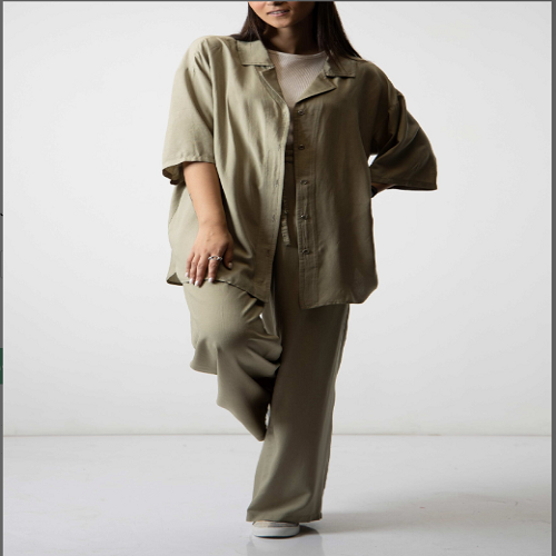 شومیز آسیتن کوتاه یقه انگلیسی