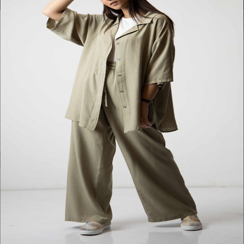 شومیز آسیتن کوتاه یقه انگلیسی