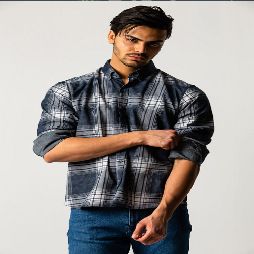 پیراهن چهارخانه رگولارفیت