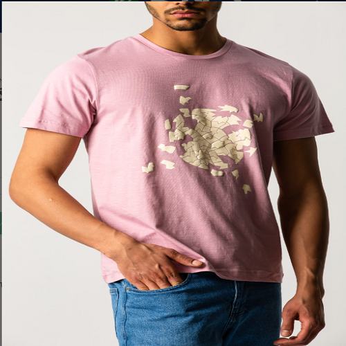 تی شرت یقه گرد چاپی