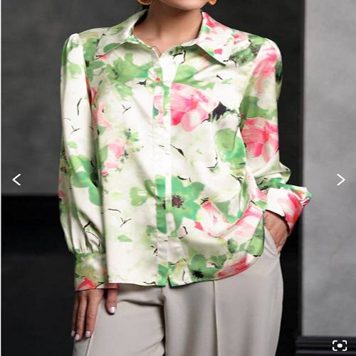 شومیز زنانه طرح دار 307323