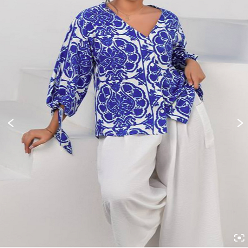 شومیز زنانه طرح دار307312