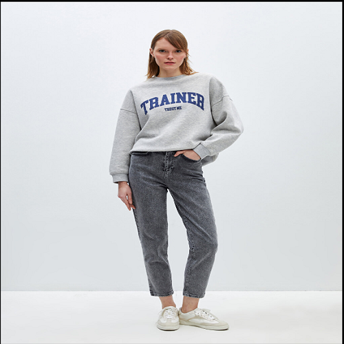 جین زنانه مام استایل ال سی وایکیکی جینز S46377Z8 &ndash; GRD | LCW Jeans