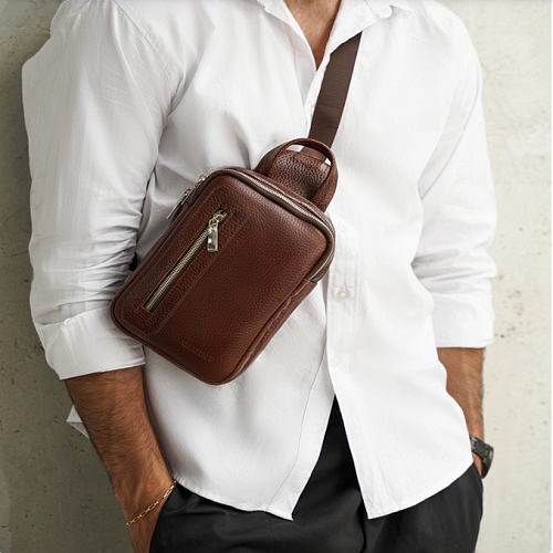 کیف چرم مردانه کراس بادی b۳۰۰۱