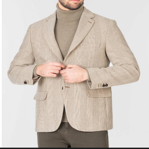 کت چهارخانه مردانه لابون